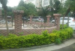 陈村碧桂花园铁艺围栏安装